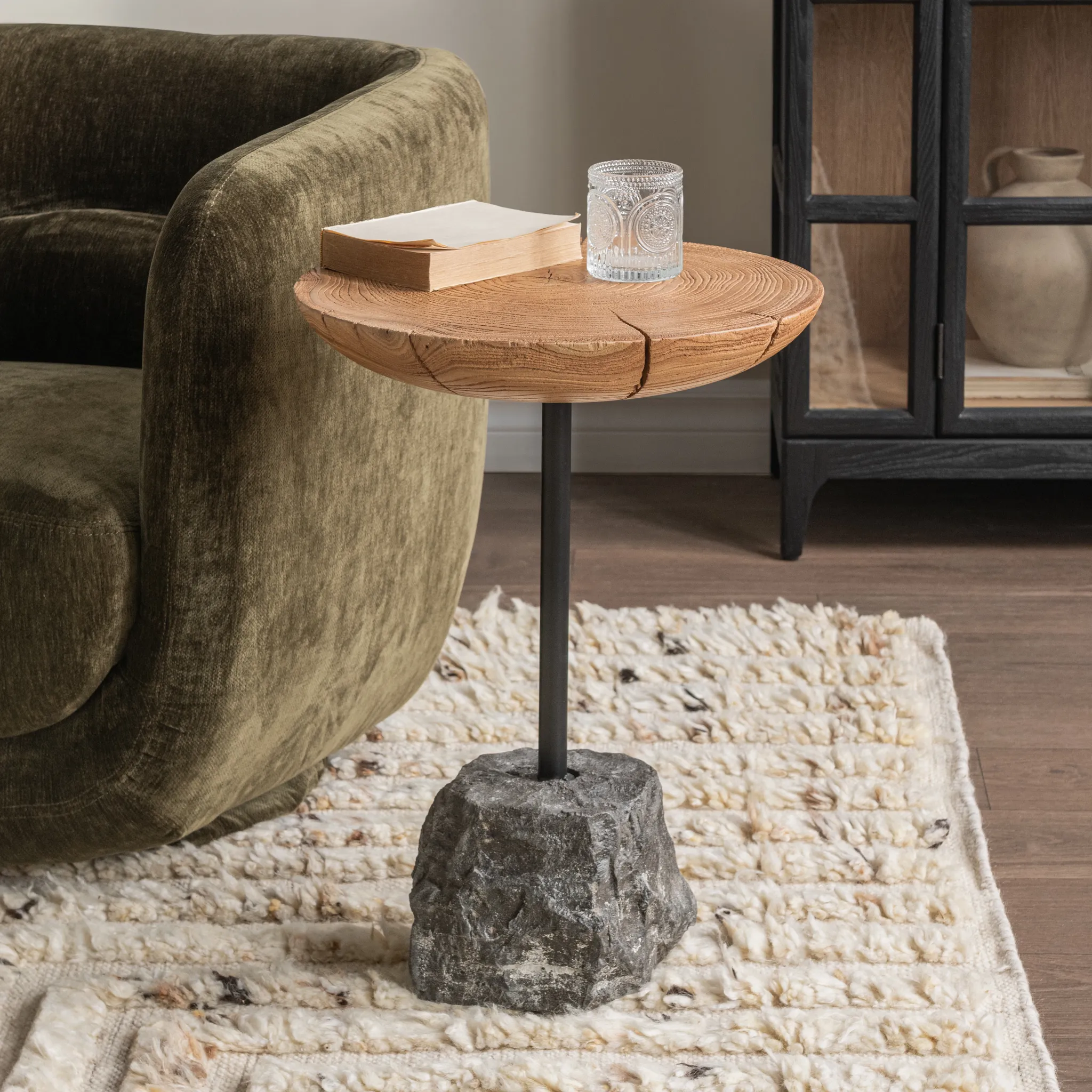 Layla Light Tone Accent Table