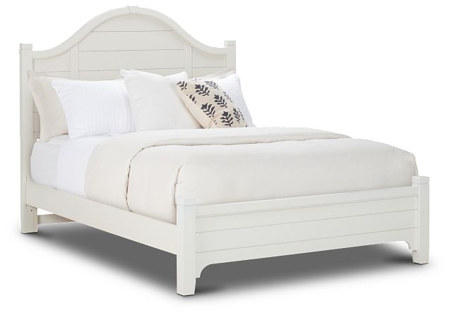 Bungalow Ivory Arched Panel Bed