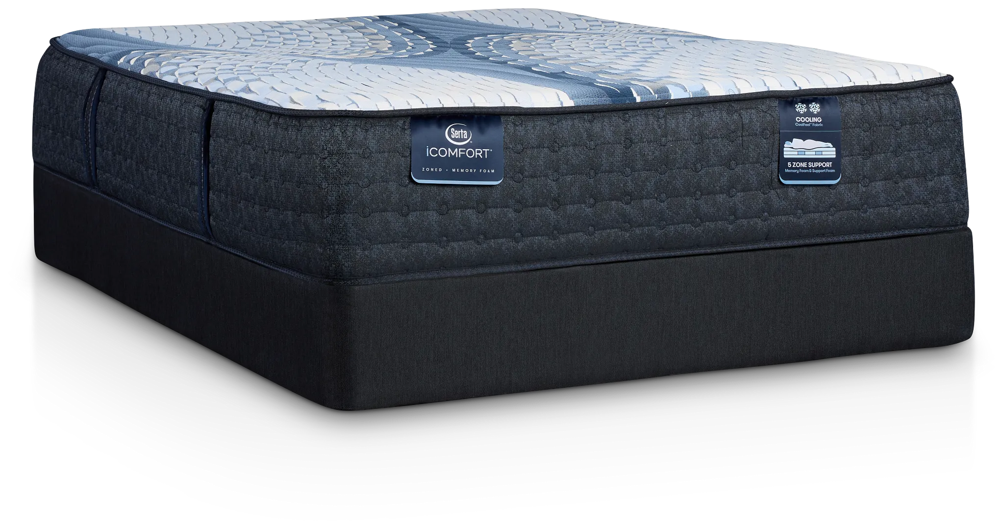 Serta Icomfort Aveda Plush Mattress Set