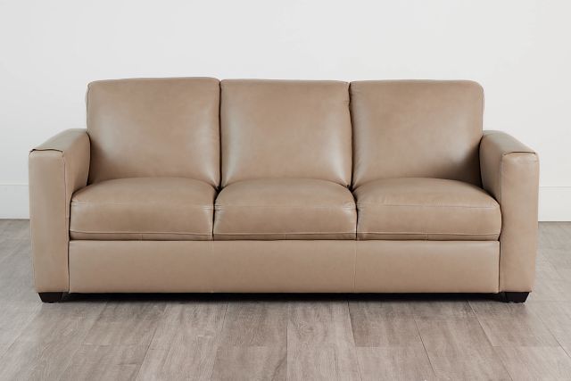 Lane Taupe Lthr/vinyl Sofa