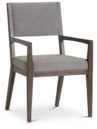 Linea Dark Tone Arm Chair