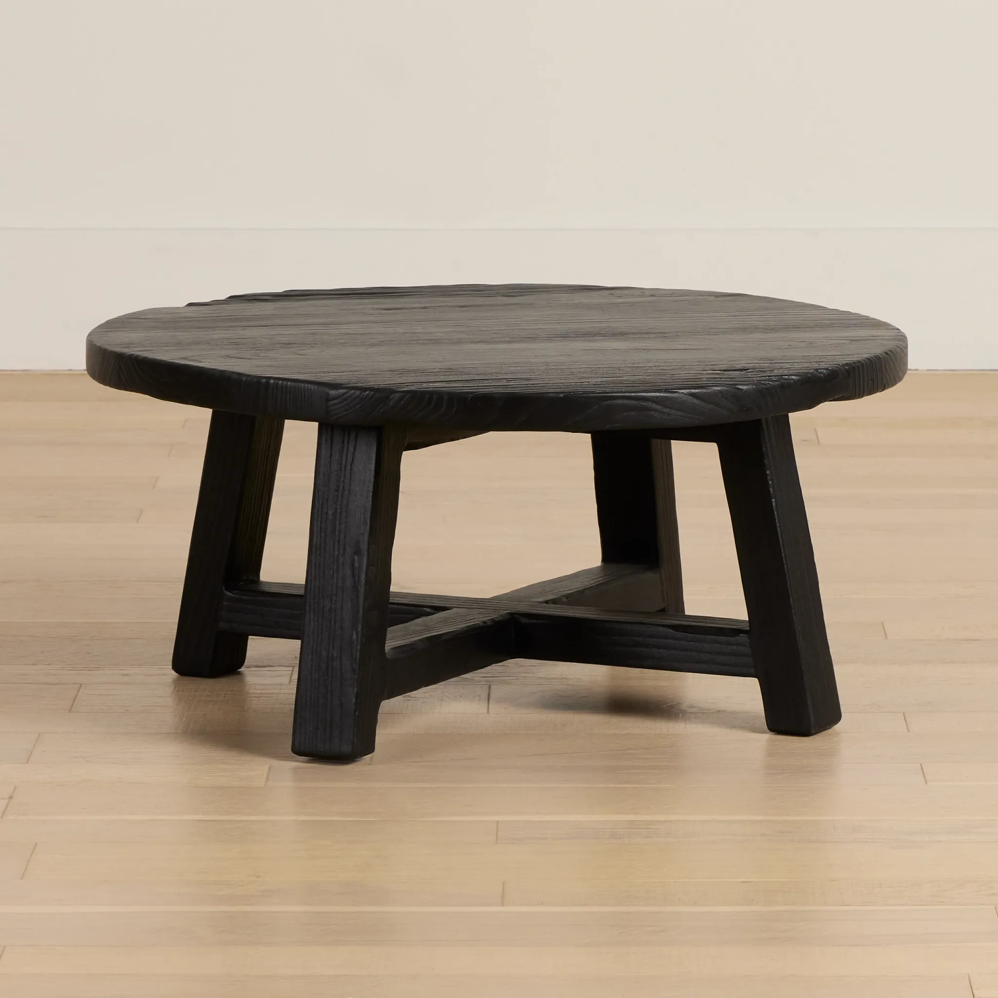 Ronan Black Round Coffee Table
