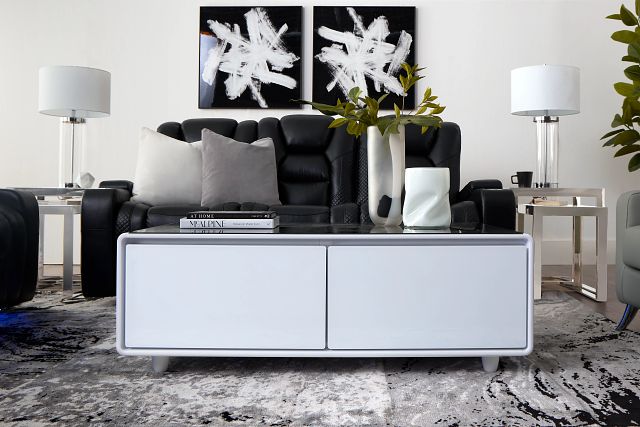 Adrine White Fridge Coffee Table