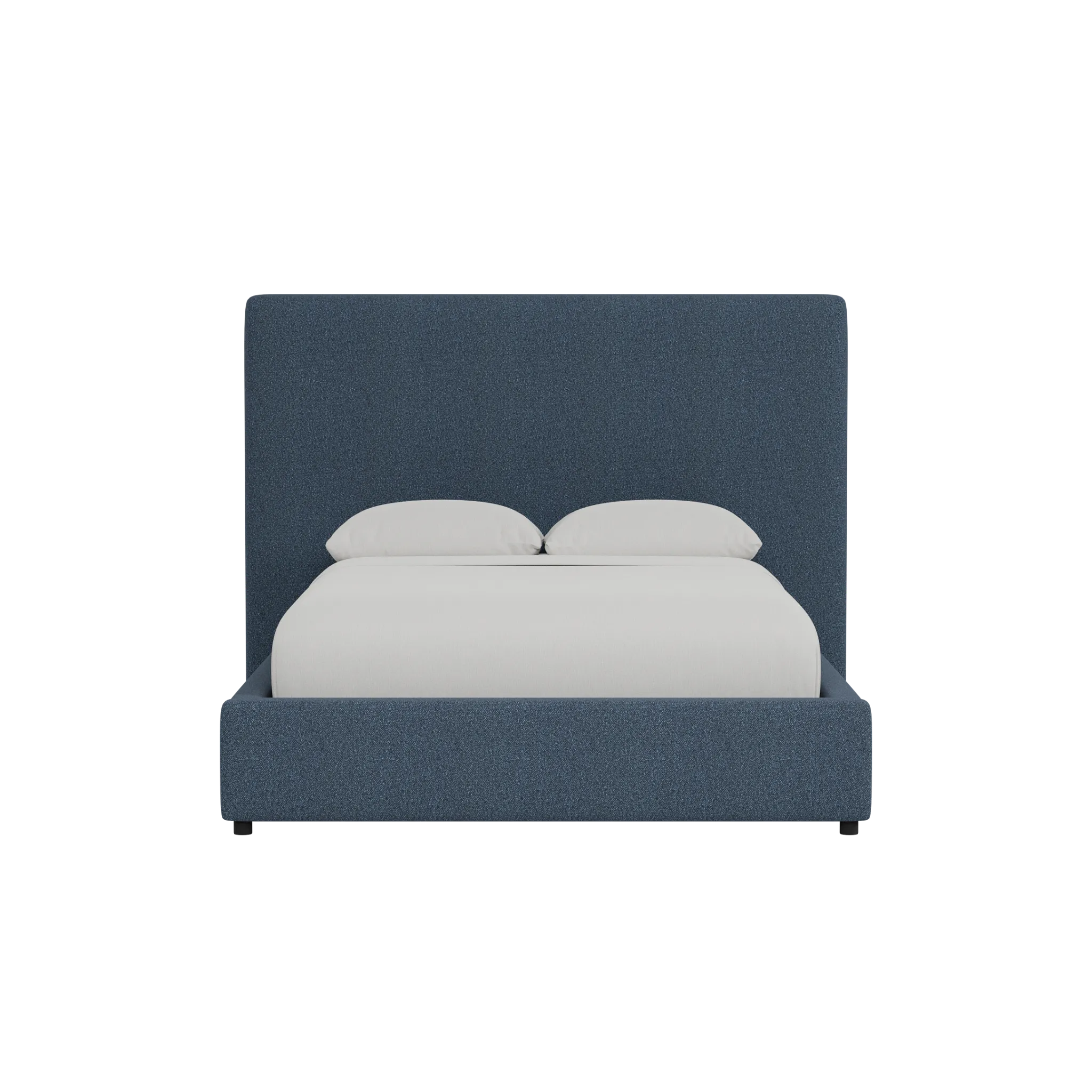 Grayton Elite Dark Blue 54" Upholstered Platform Bed