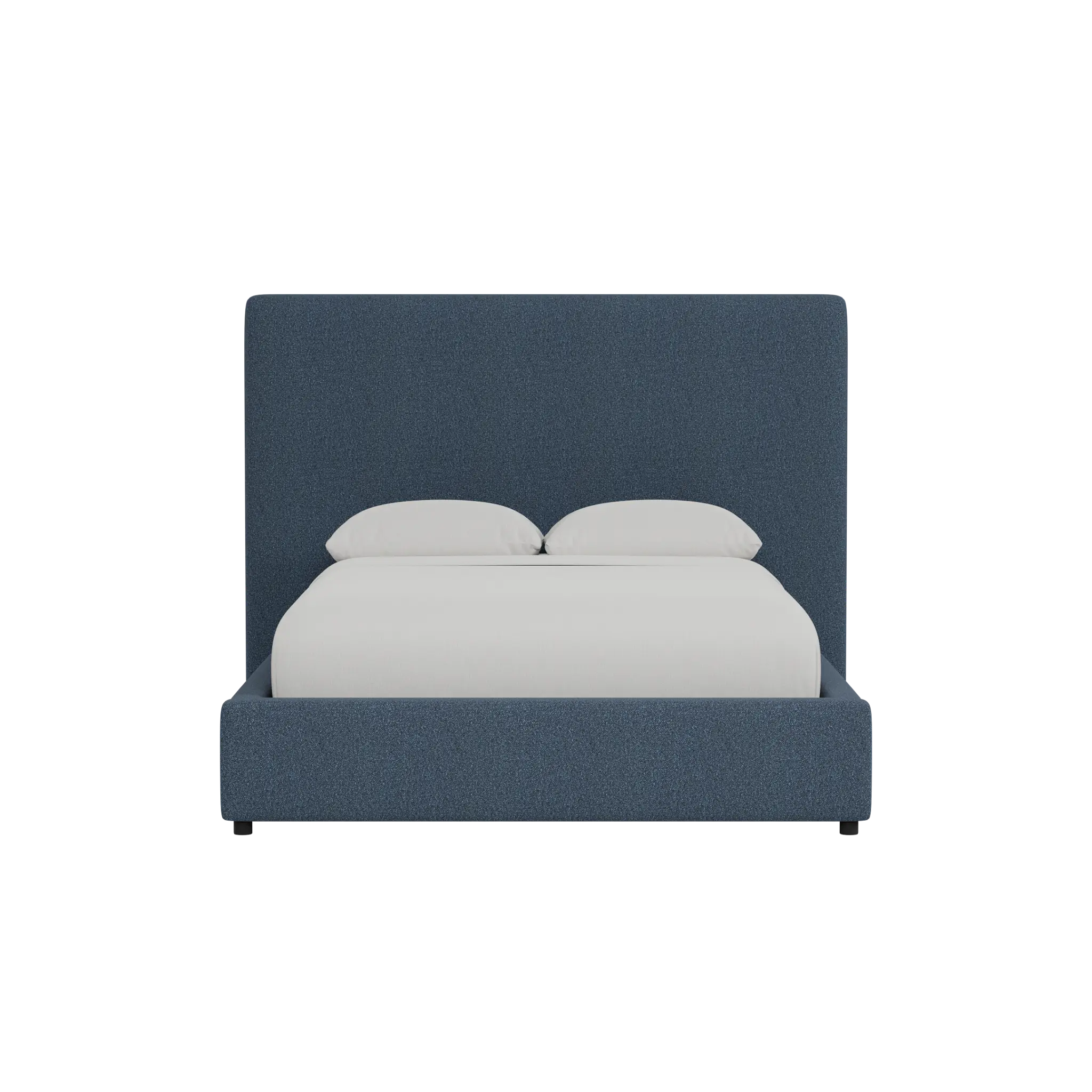Grayton Elite Dark Blue 54" Upholstered Platform Bed Grayton Elite Dark Blue 54" Upholstered Platform Bed