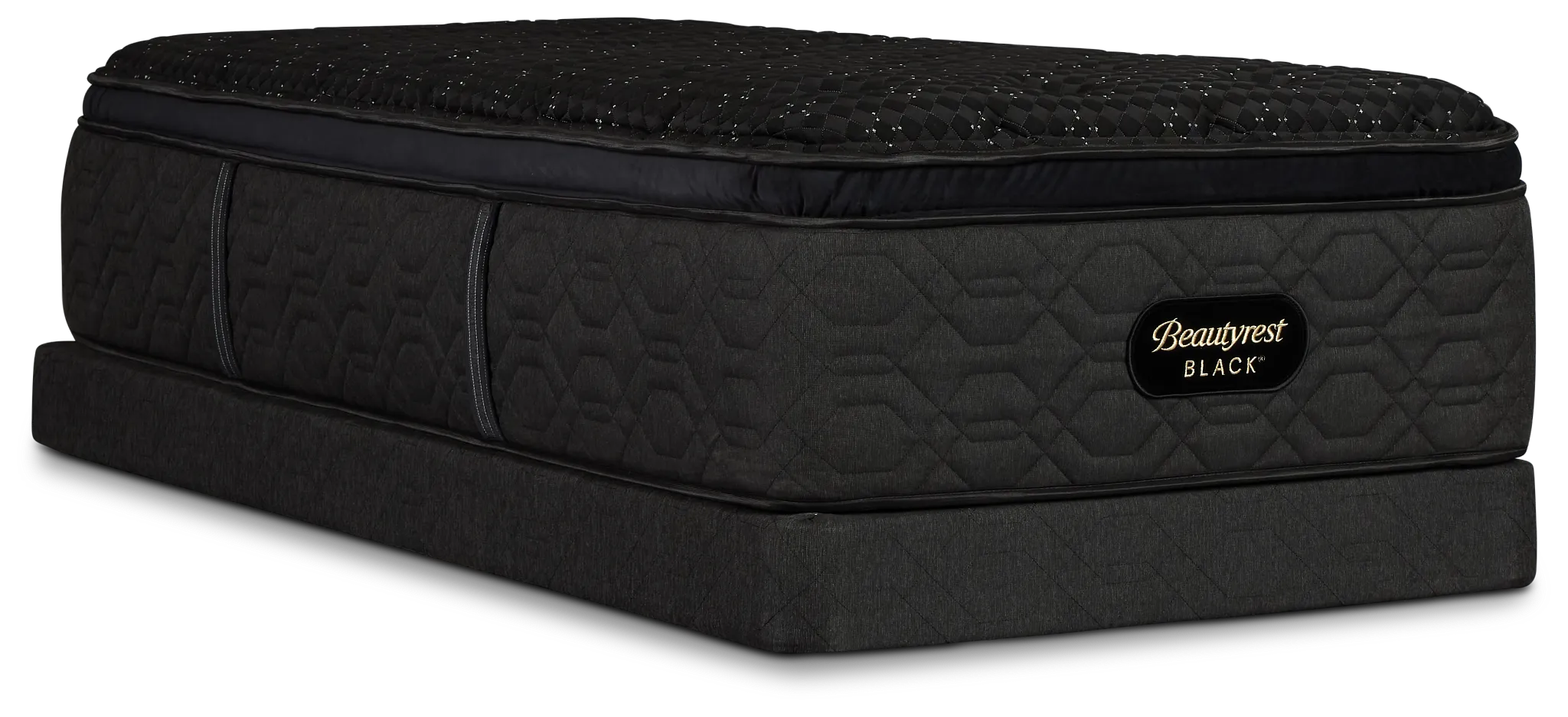 Beautyrest Black Series Three Medium Low-profile Mattress Set