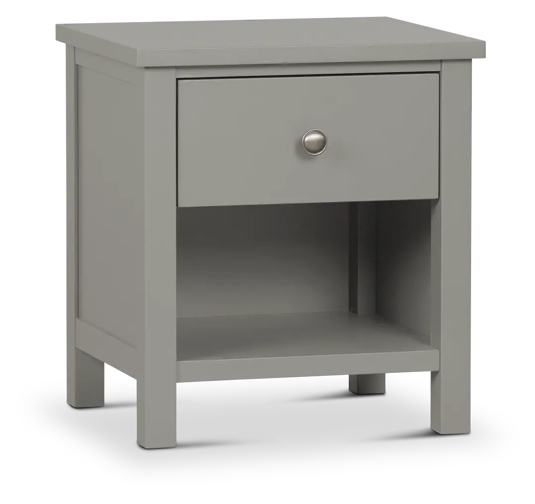 Charleston Gray 1-drawer Nightstand Charleston Gray 1-drawer Nightstand