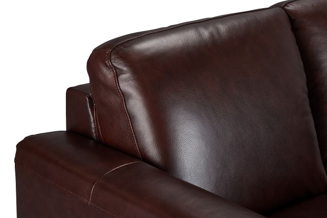 Lane Medium Brown Lthr/vinyl Sofa