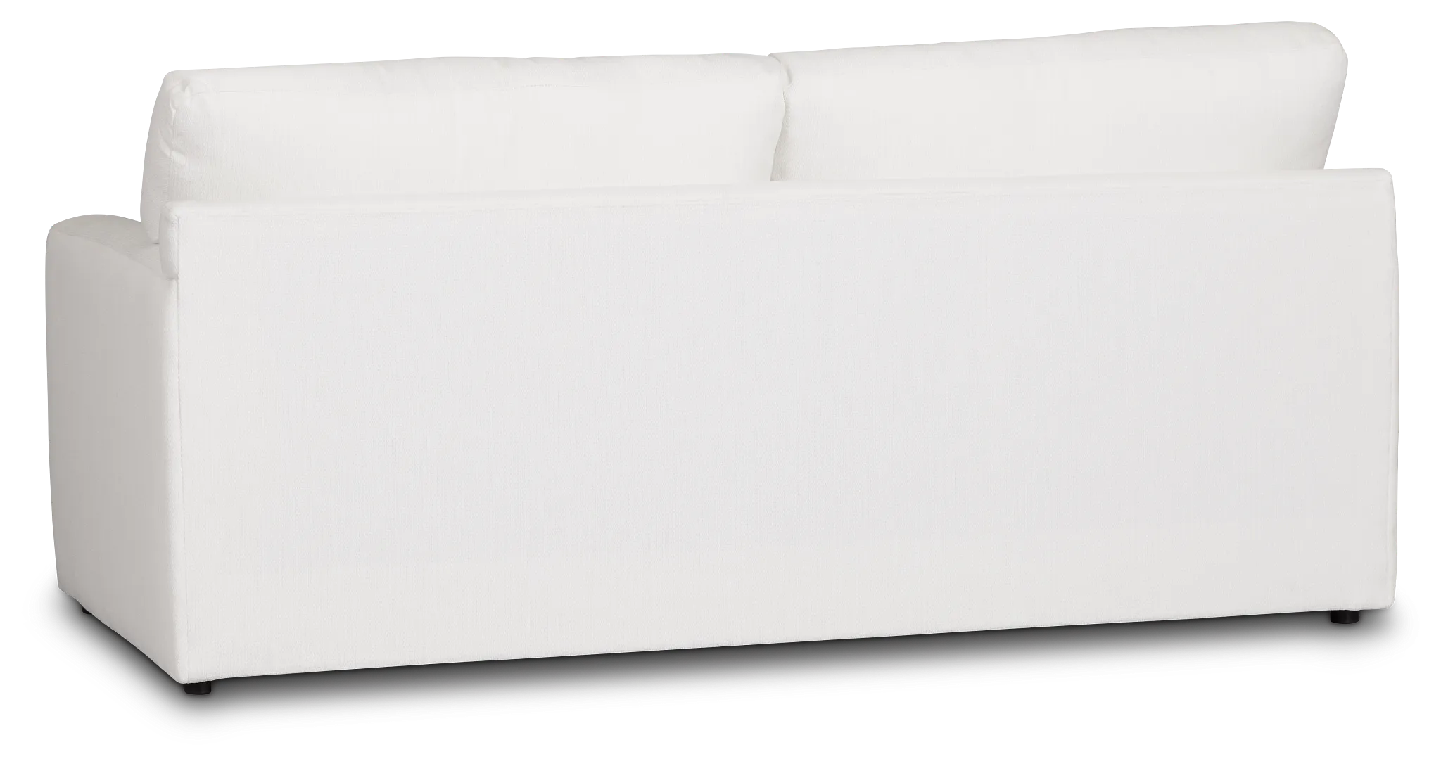 Rhodes White Fabric Innerspring Sleeper