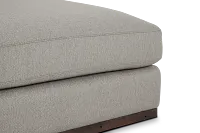 Mckenzie Light Gray Square Large Ottoman