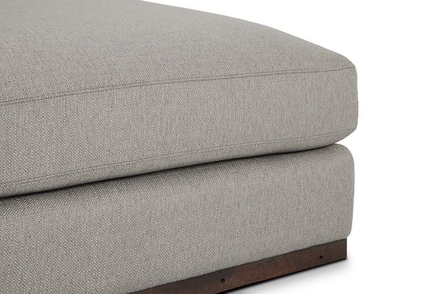 Mckenzie Light Gray Square Large Ottoman