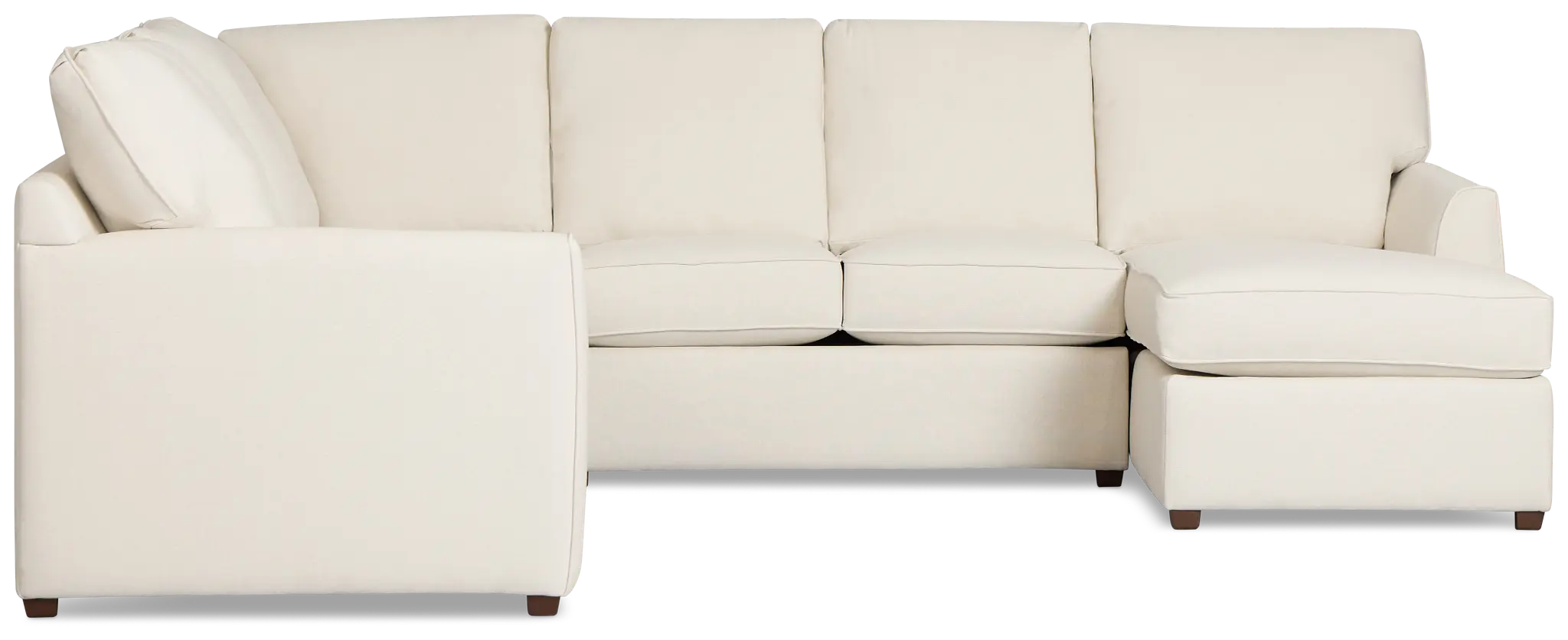 Tate Light Beige Fabric Medium Right Chaise Sectional Tate Light Beige Fabric Medium Right Chaise Sectional