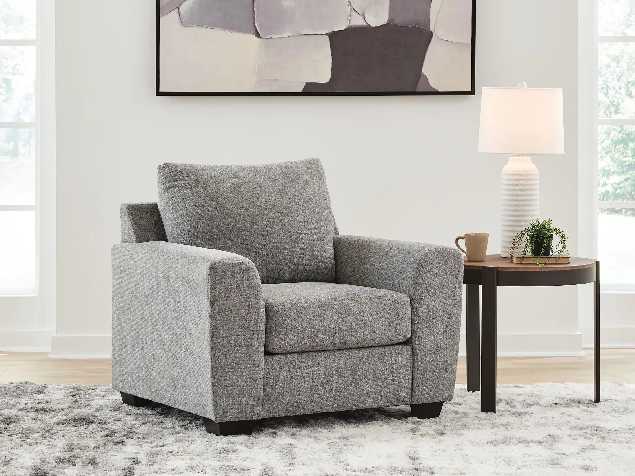 Loreo Light Gray Micro Chair Loreo Light Gray Micro Chair