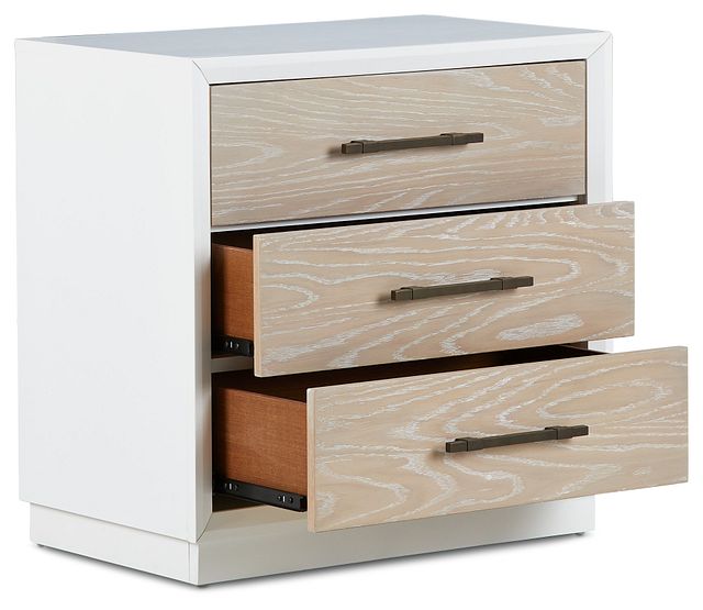 Boca Grande Two-tone 3-drawer Nightstand