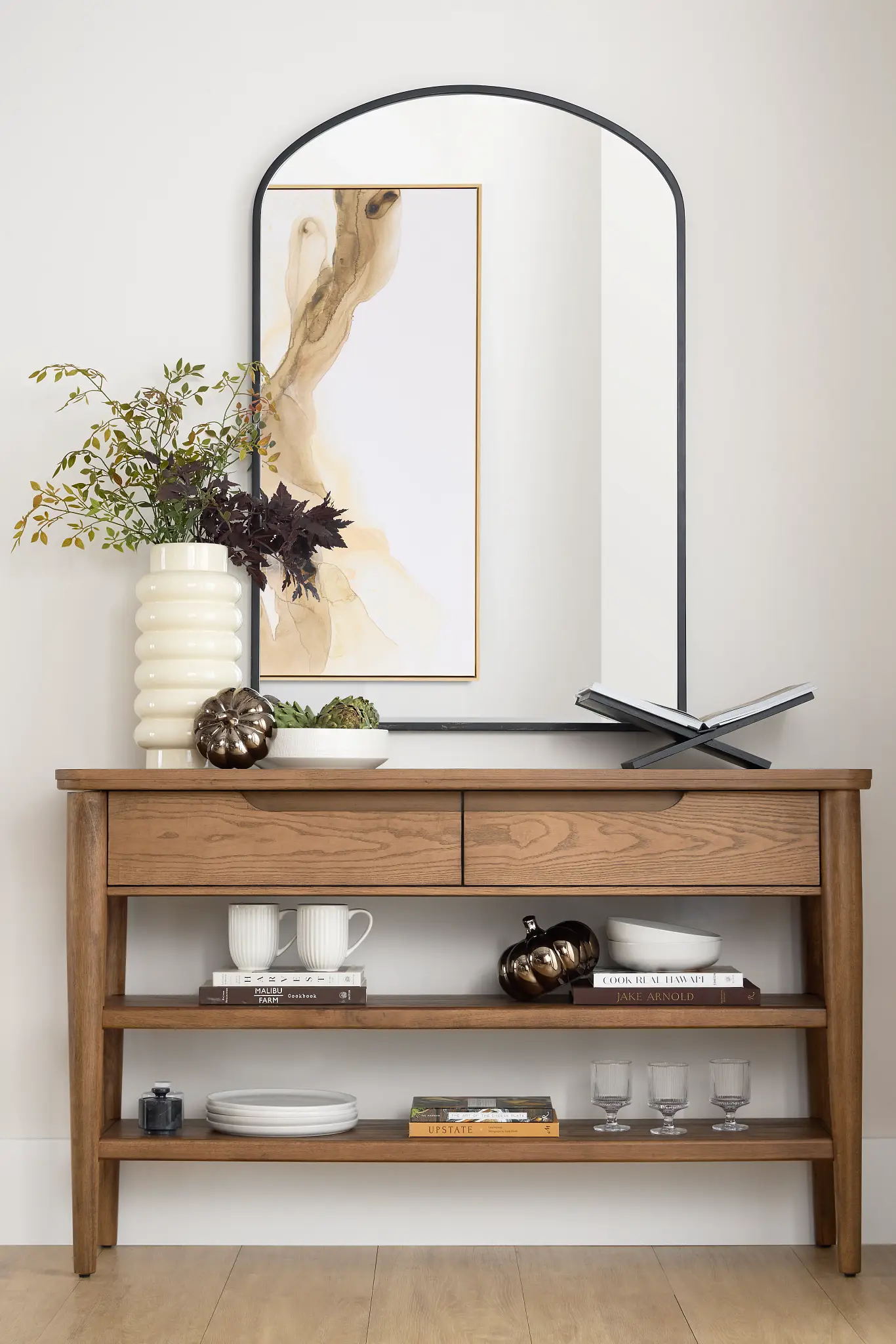 Hudson Black Large Mirror Hudson Black Large Mirror