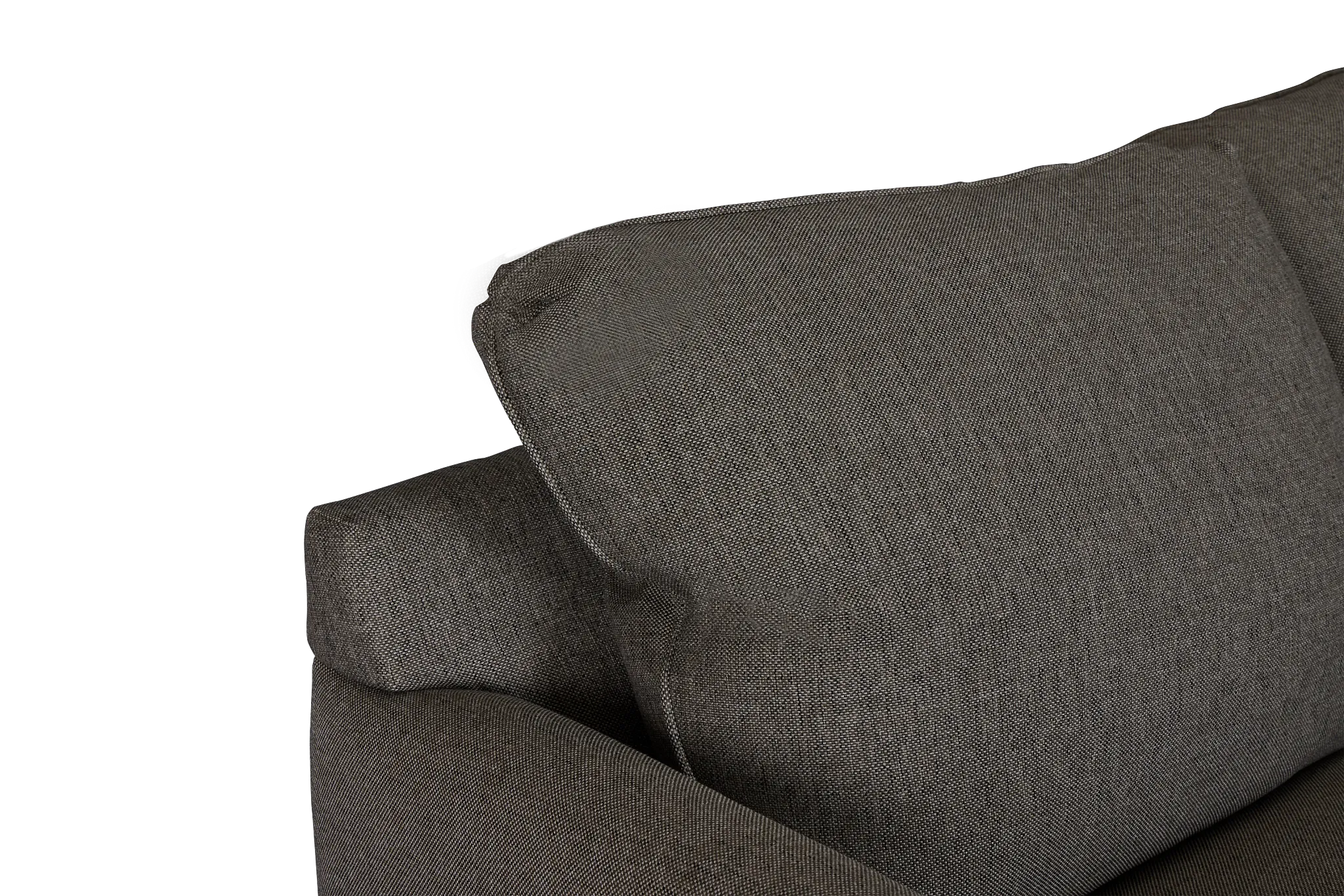 Asheville Brown Cool Mfoam Left Chaise Memory Foam Sleeper Sectional