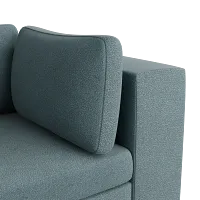 Destin Sutton Blue Fabric 2 Piece Modular Sofa