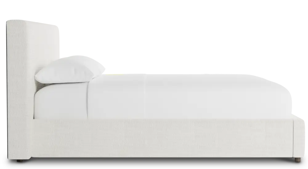 Grayton Maguire Ivory 44" Upholstered Platform Bed Grayton Maguire Ivory 44" Upholstered Platform Bed