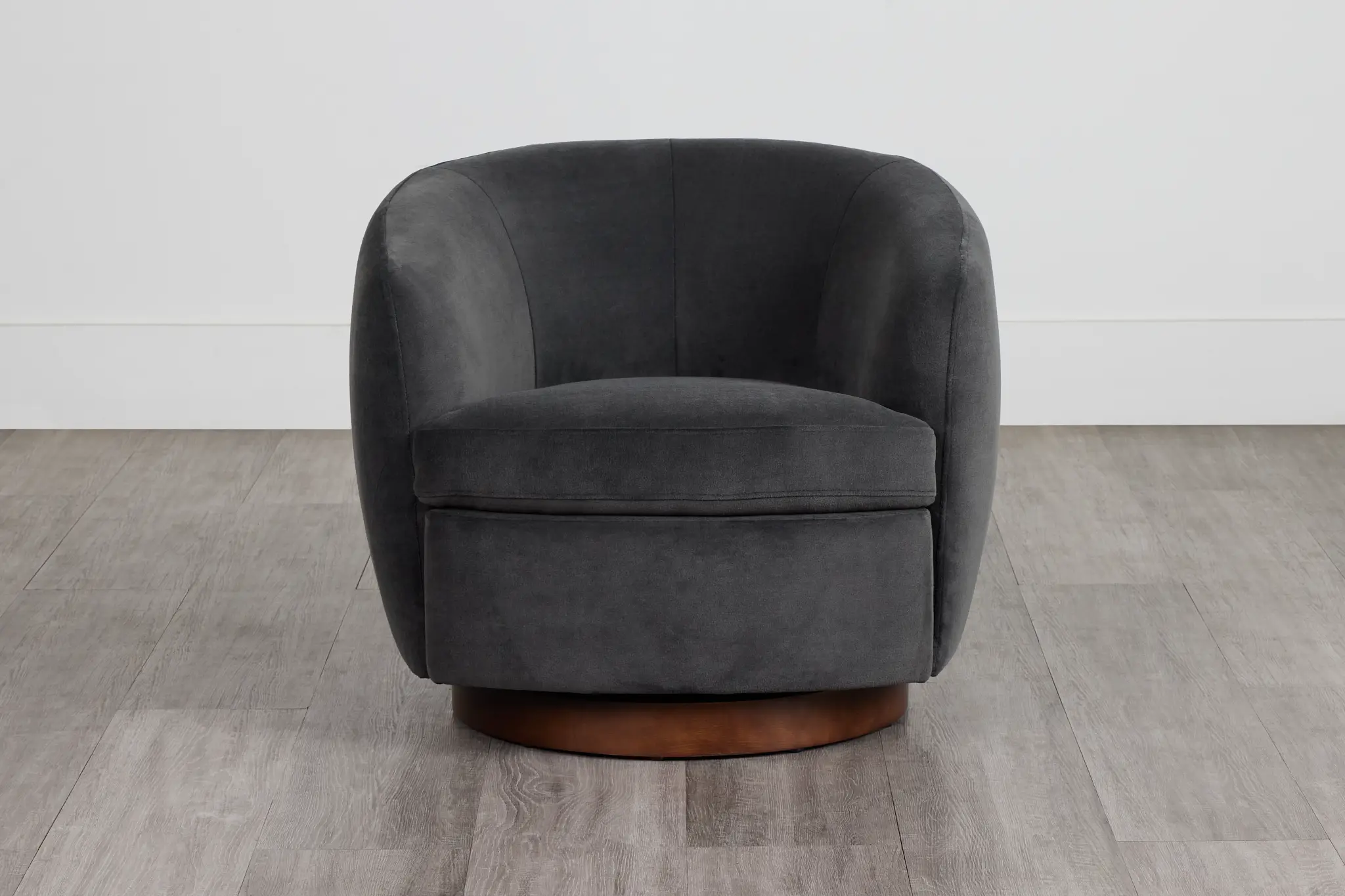 Hazel Dark Gray Velvet Swivel Accent Chair Hazel Dark Gray Velvet Swivel Accent Chair
