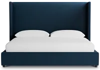 Captiva Elite Navy 60" Upholstered Shelter Bed