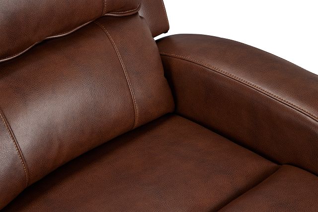 Arden Dark Brown Micro Power Reclining Sofa