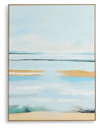 Peaceful Blue Framed Wall Art
