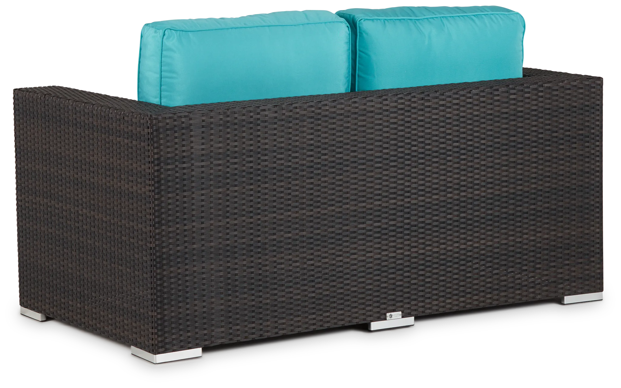 Fina Dark Teal Loveseat