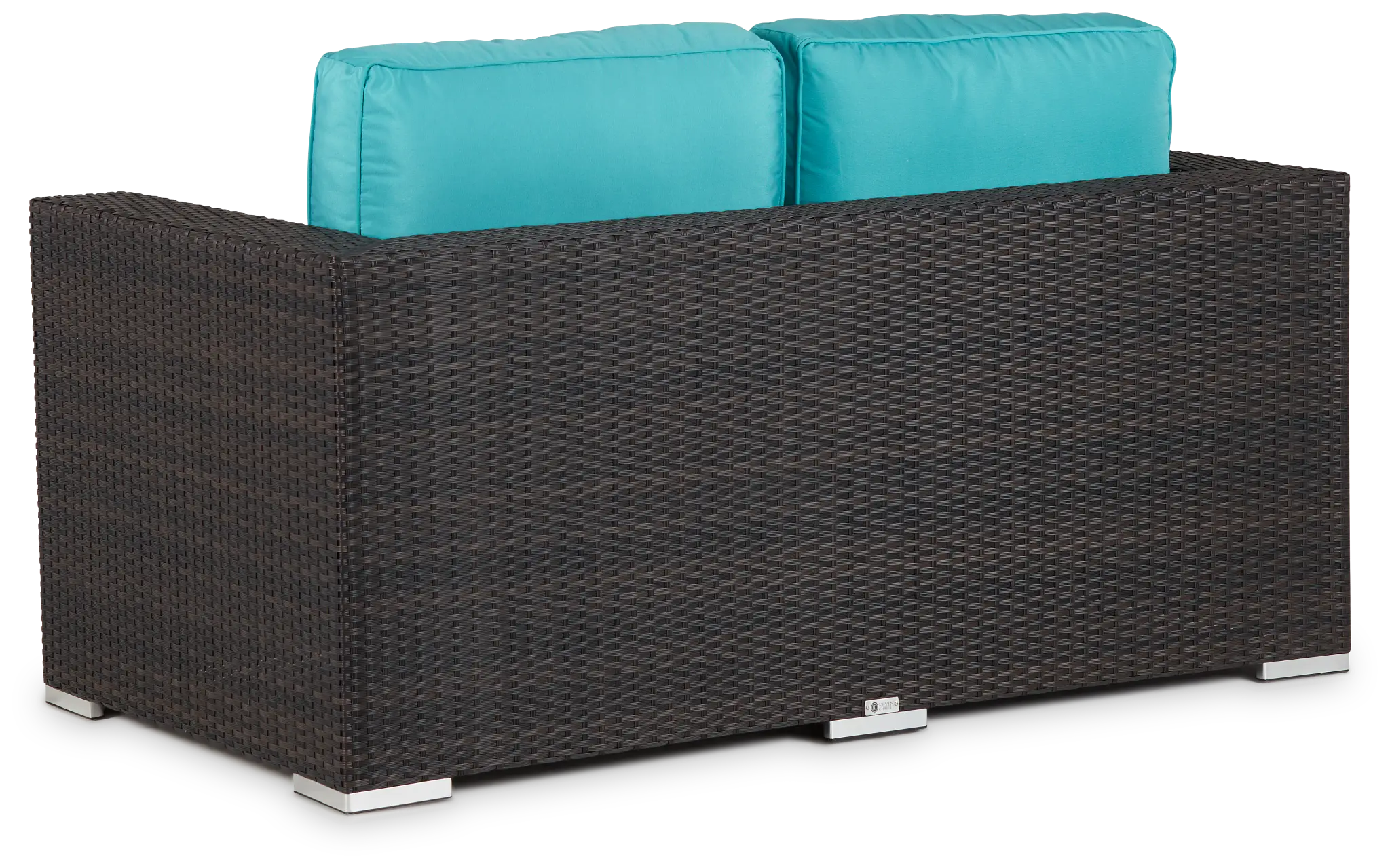 Fina Dark Teal Loveseat Fina Dark Teal Loveseat