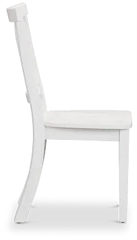 Woodstock White Wood Side Chair