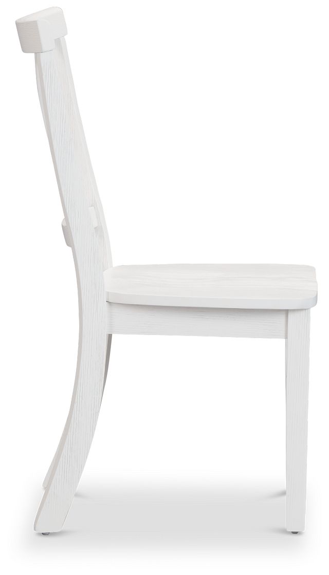 Woodstock White Wood Side Chair