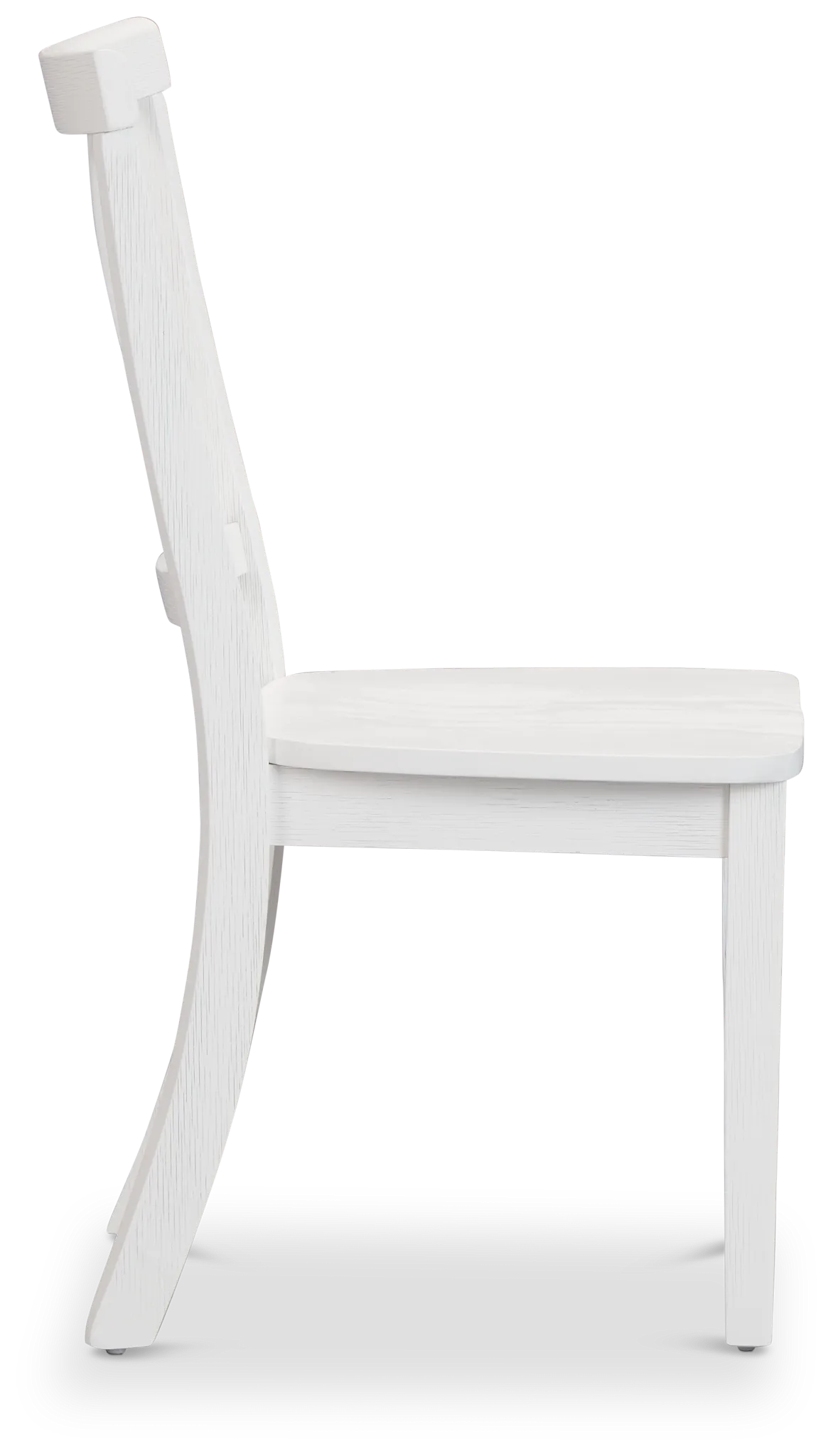 Woodstock White Wood Side Chair