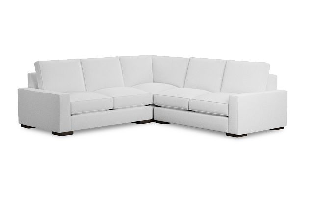 Edgewater Peyton White Small Two-arm Sectional