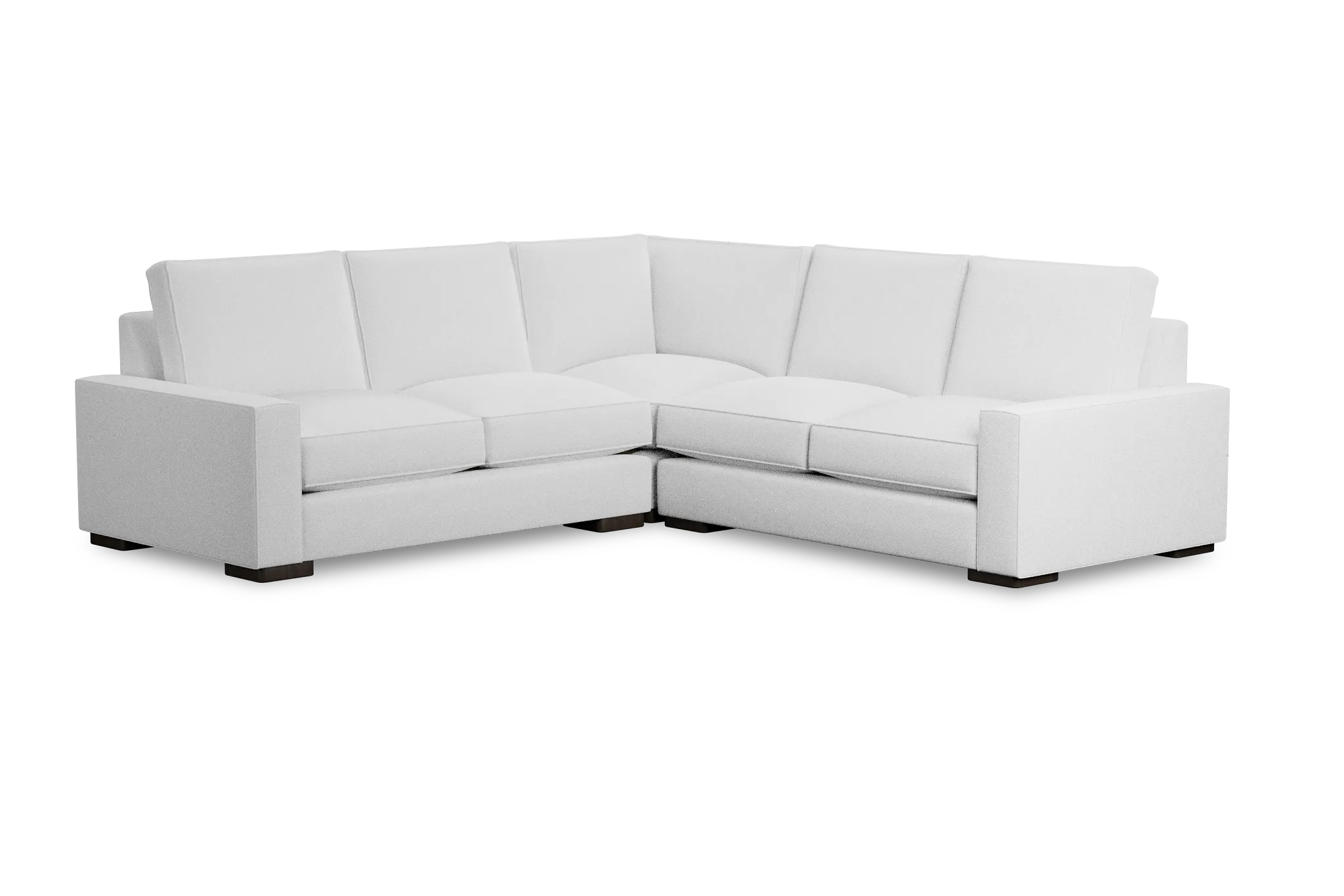 Edgewater Peyton White Small Two-arm Sectional