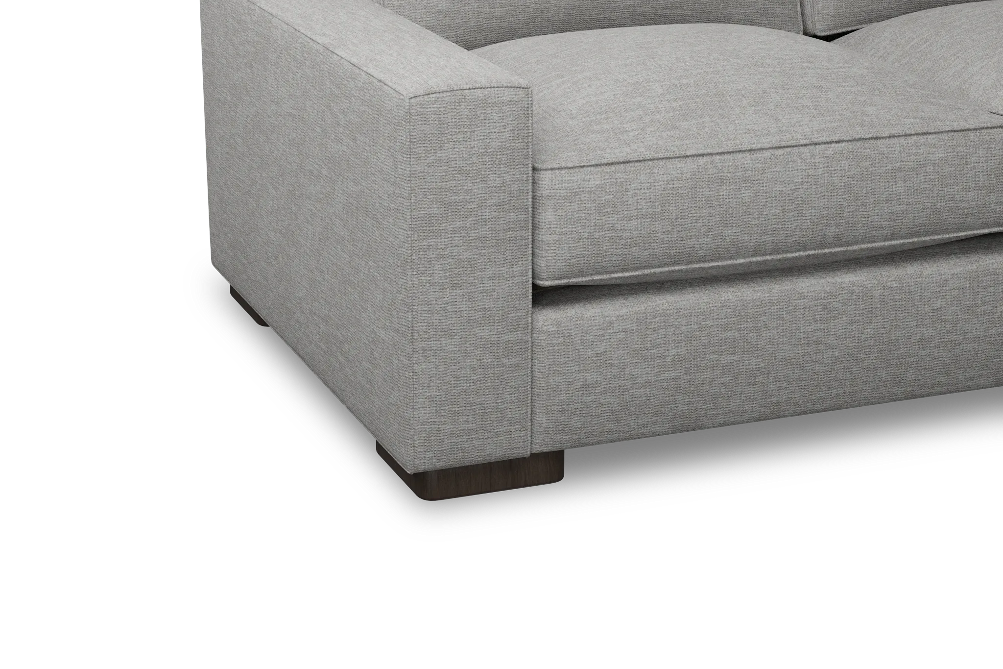 Edgewater Victory Gray Large Right Chaise Sectional