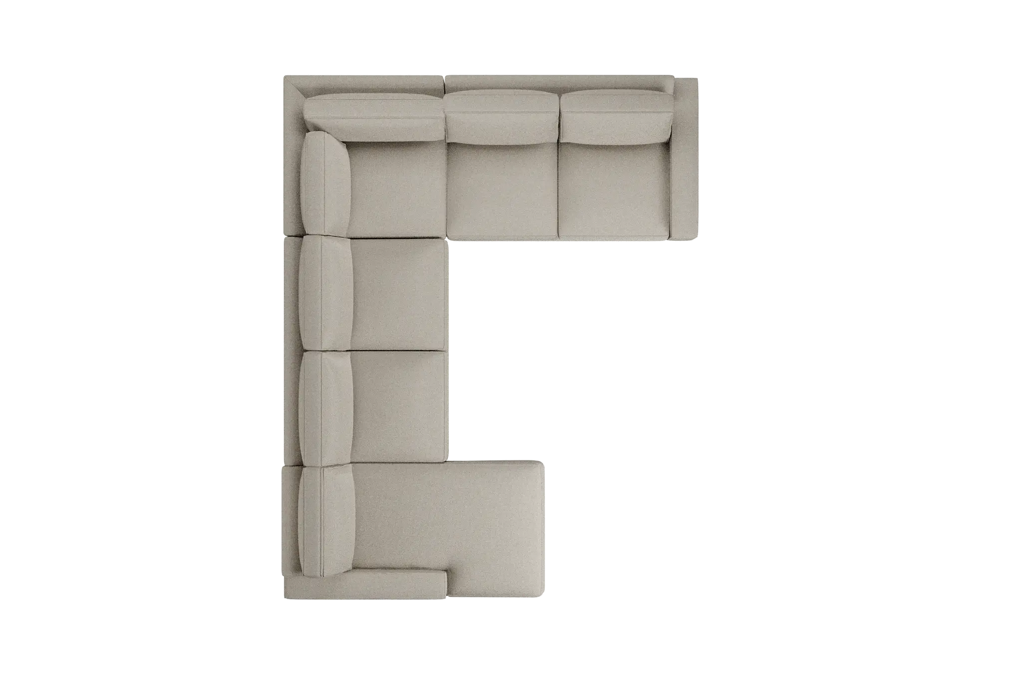 Edgewater Peyton Beige Medium Left Chaise Sectional Edgewater Peyton Beige Medium Left Chaise Sectional