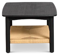 Santorini Black Rectangular Coffee Table