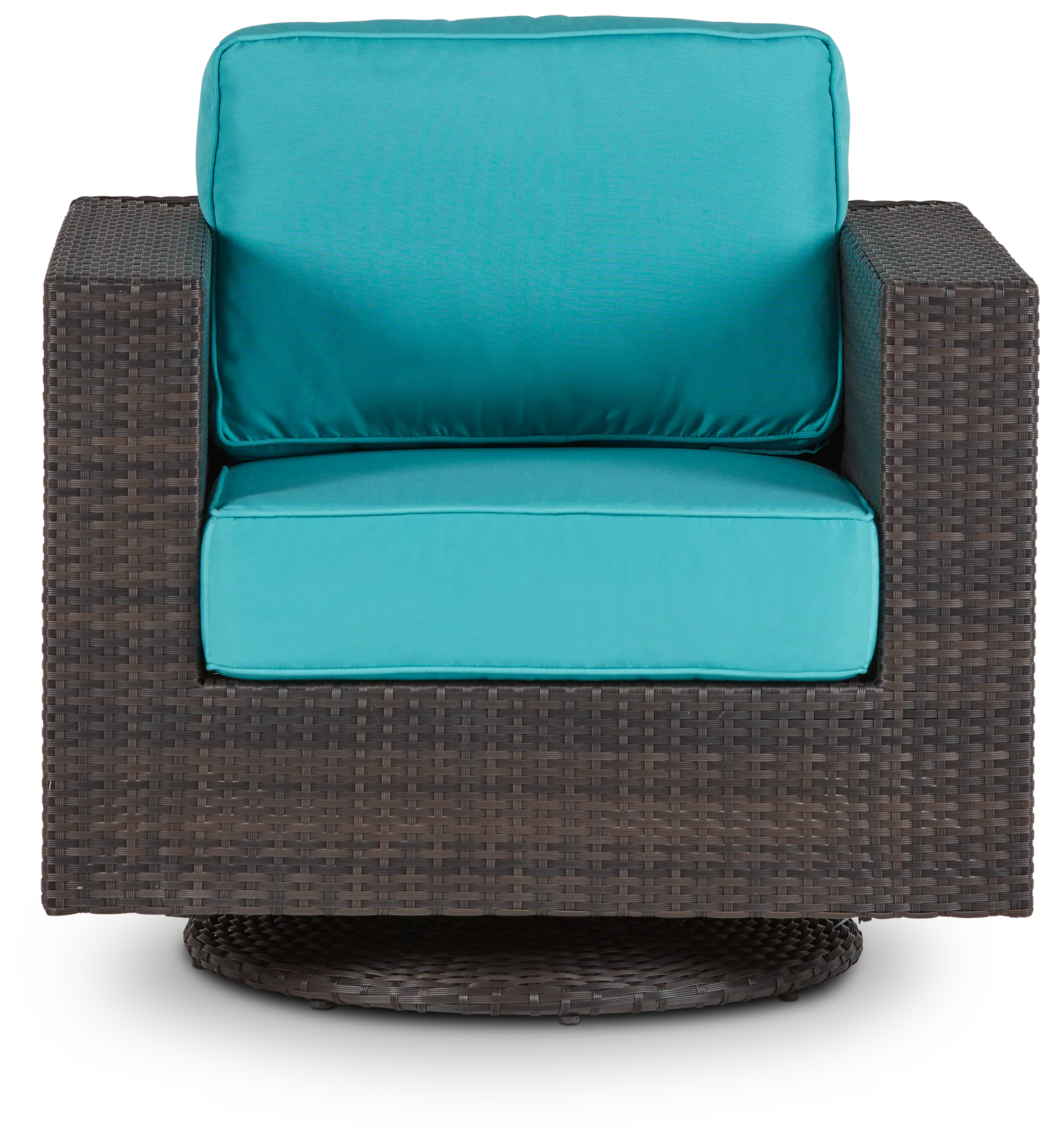 Fina Dark Teal Swivel Chair