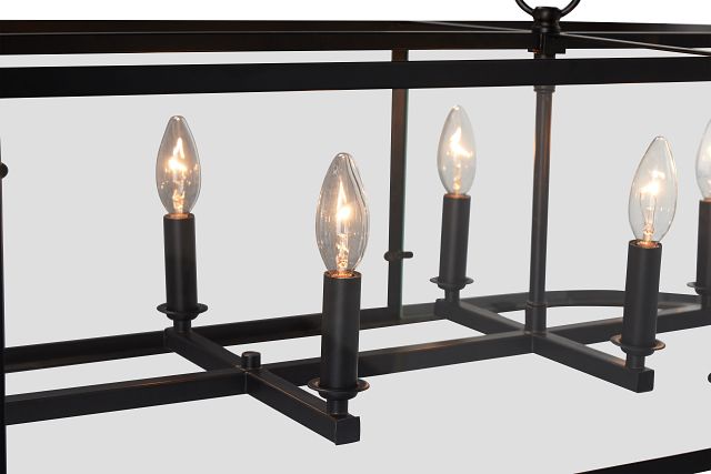 Bodhi Black Glass Chandelier