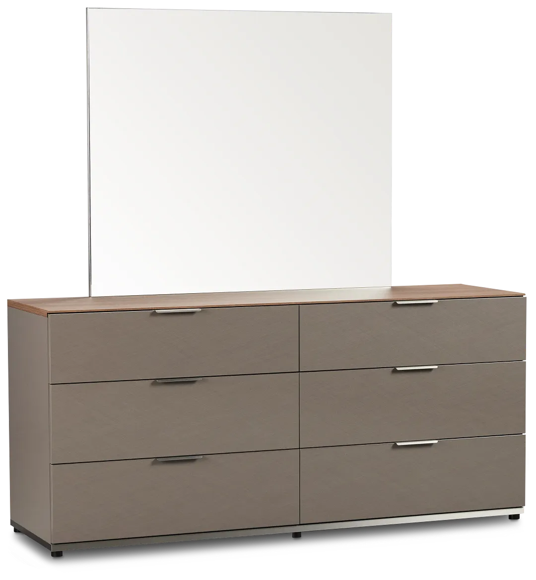 Palermo Two-tone Dresser & Mirror