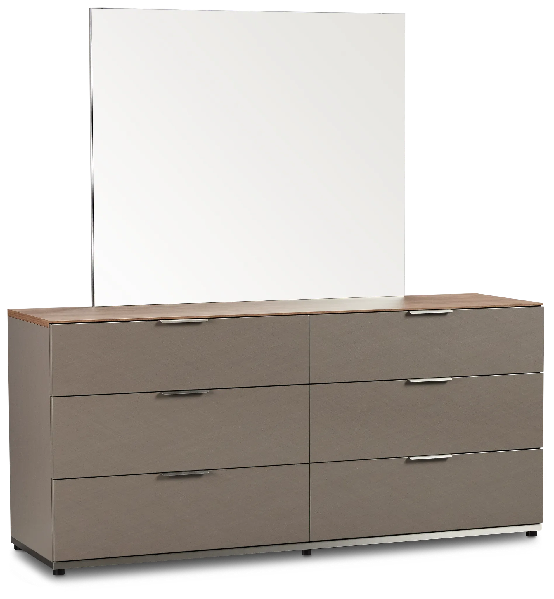 Palermo Two-tone Dresser & Mirror