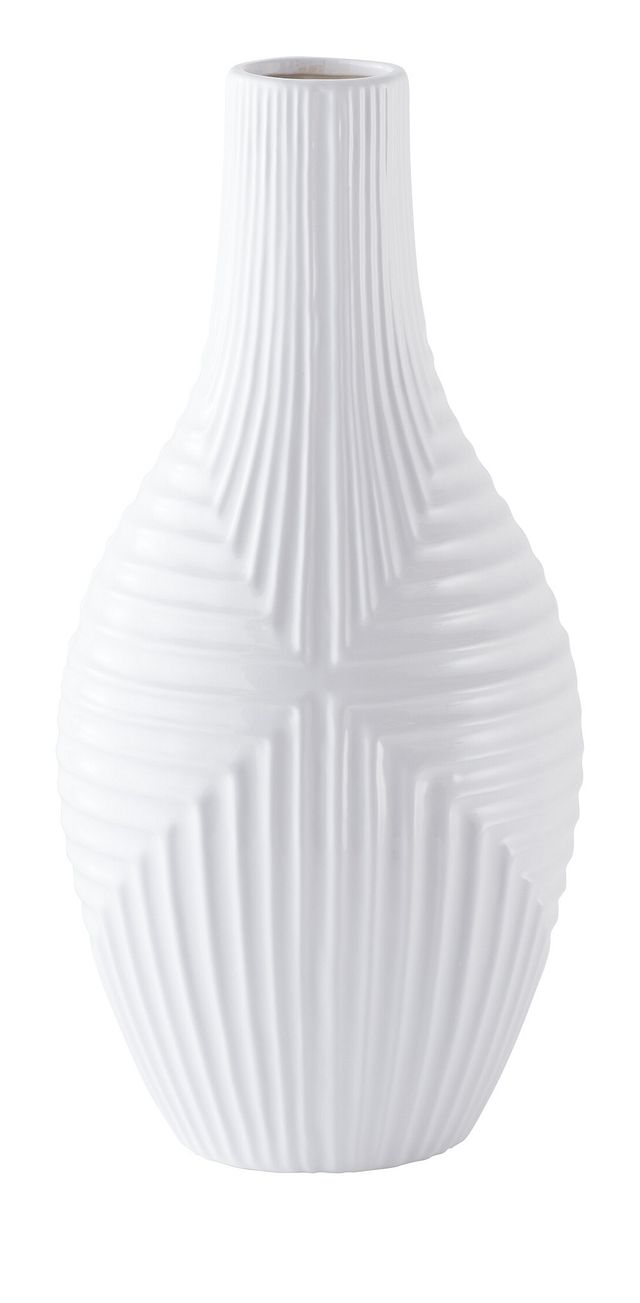 Capes White Medium Vase