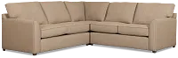 Tate Brown Fabric Small Two-arm Sectional