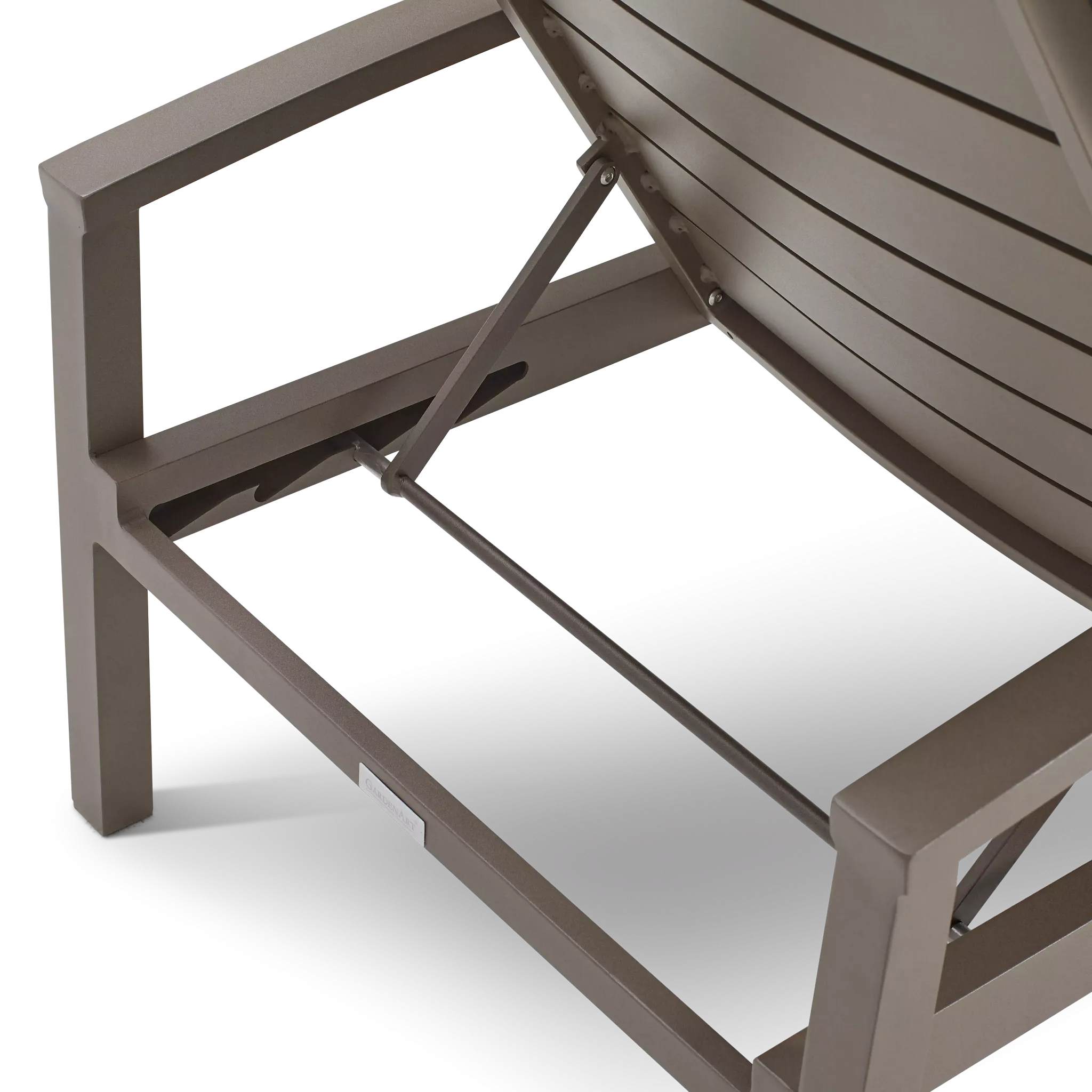 Raleigh Teal Aluminum Cushioned Chaise