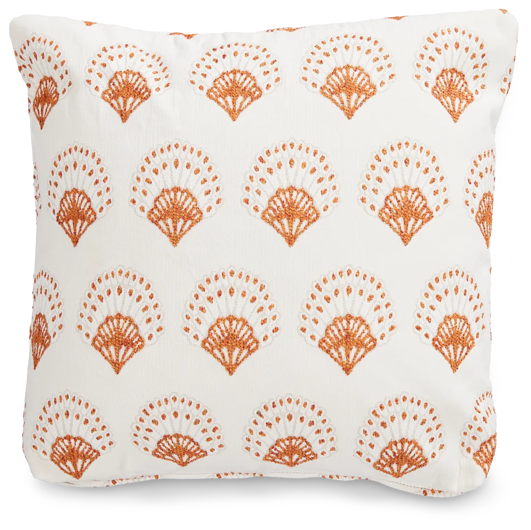 Chantilly Orange 20" Accent Pillow