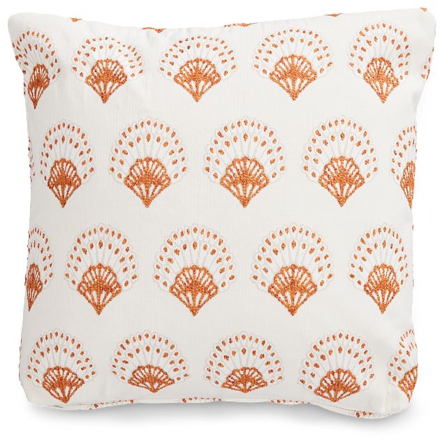 Chantilly Orange 20" Accent Pillow