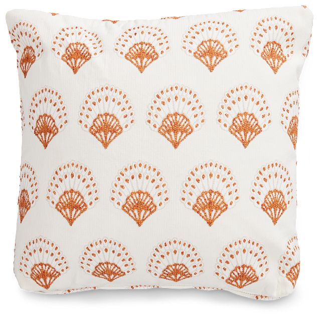 Chantilly Orange 20" Accent Pillow