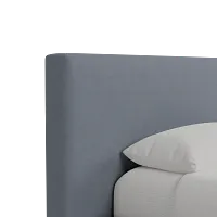 Grayton Suave Beige 44" Upholstered Platform Bed