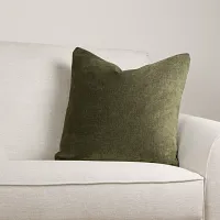 Citymod Green Fabric 20" Accent Pillow