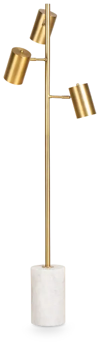 Khia Gold Floor Lamp