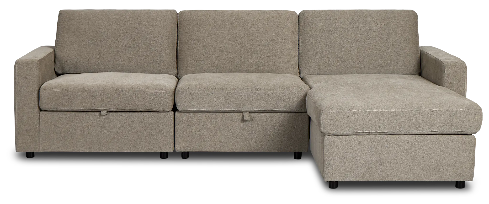 Addie Gray Fabric Right Chaise Storage Sectional Addie Gray Fabric Right Chaise Storage Sectional